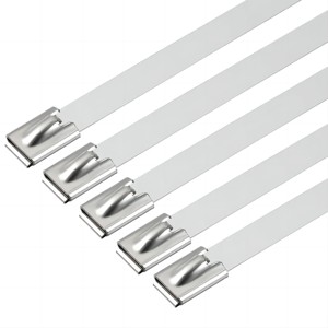 非コーティングステンレス鋼ストラップタイ6.4mm厚0.5-0.76mm工業用 - Product Image 1