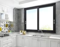 Ventana Corredera de Aluminio Insonorizada T60, Ventanas Correderas de Vidrio Templado de Doble Acristalamiento para Viviendas Residenciales