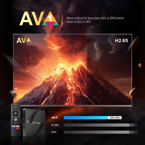 8K Android 14 TV Box <strong>Amlogic</strong> S905X5M <strong>Quad</strong> <strong>Core</strong> 4GB RAM 6nm Processor WiFi 6 BT 5.4 Best Price - Product Image 5