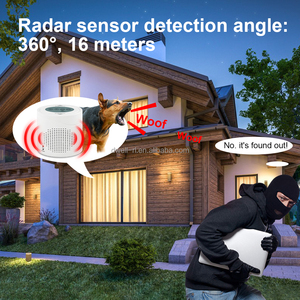 360 °   Sensor de Movimiento por Radar, <span class=keywords><strong>Alarma</strong></span> Antirrobo para Perros, Sirena Ajustable de 120dB, Detector Electrónico de Intrusos, Timbre Inalámbrico - Product Image 2