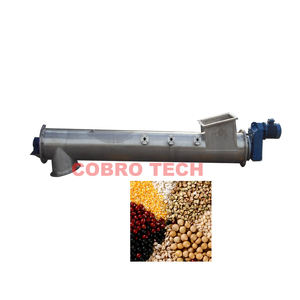 Convoyeur à vis de tarière de sable de ciment en acier au carbone sur mesure de haute qualité Fabricant chinois Moteur électrique neuf à vendre - Product Image 2