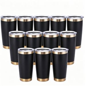 20 oz Tumbler <b>Copper</b> Plated Mug Wholesale Stainless Steel Tea Coffee Thermoses <b>Cup</b> Powder Coated Insulated Drink Tumbler - Product Image 1