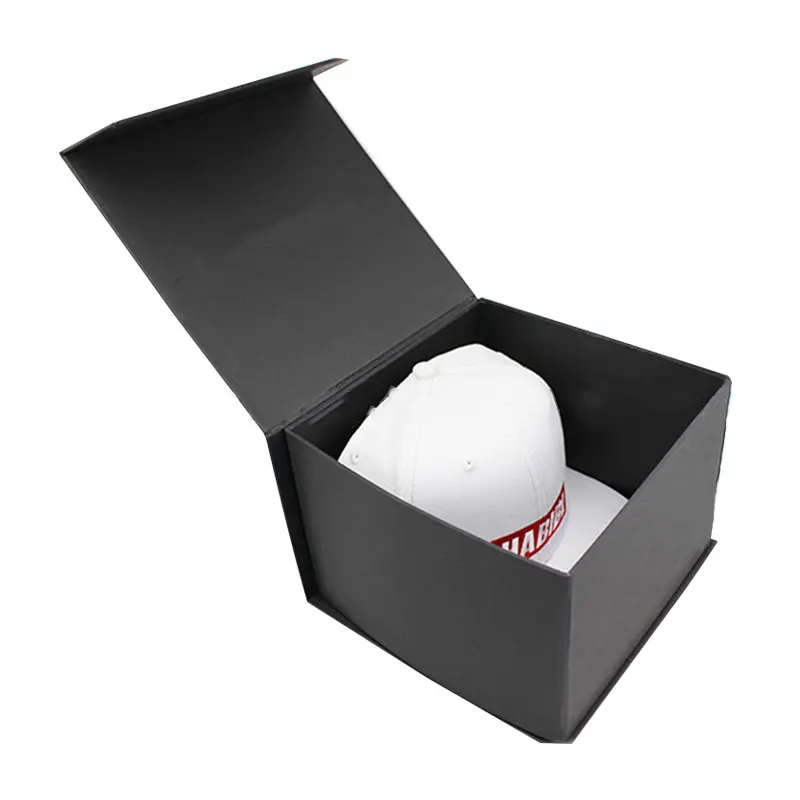 Customizable LOGO Size Sports Hat Baseball hat Packaging Box Foldable Magnetic Packaging