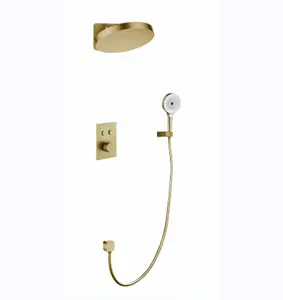 Eingebettet in die Wand versteckte Dusche Thermostat Schlüsselsc halter Hotel Home Dusch set