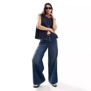 Ventas directas <span class=keywords><strong>de</strong></span> fábrica para <span class=keywords><strong>Amazon</strong></span> Chaleco <span class=keywords><strong>de</strong></span> mezclilla sin mangas informal <span class=keywords><strong>de</strong></span> moda transfronteriza europea americana para <span class=keywords><strong>mujer</strong></span> Ropa exterior <span class=keywords><strong>de</strong></span> punto - Product Image 5