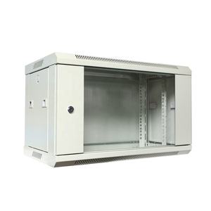 Rack de servidor de acero LE 6U blanco, montado en pared, con cerradura, tamaño personalizado, gabinetes de 19 pulgadas, para centros de datos, aplicaciones informáticas en exteriores. - Product Image 1