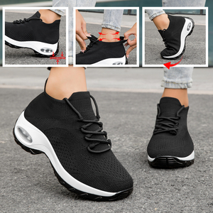 Scarpe da Passeggio Comode per <span class=keywords><strong>Donna</strong></span>, Punta Chiusa, Tessuto a Rete e Elasticizzato, Suola in PU, Slip-On, Antiscivolo, Traspiranti, per Tutte le Stagioni - Product Image 2