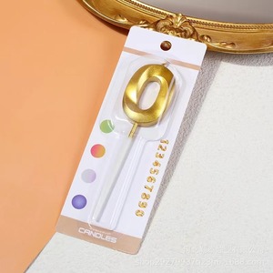 โอเปอราเฮาส์ เทียนวันเกิดดิจิทัล INS อินเทอร์เน็ตเซเลบริตี้ สร้างสรรค์ โรแมนติก ปาร์ตี้ เทียนสีทองและสีเงิน เค้กวันเกิด - Product Image 2