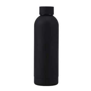 Minimalist Stainless Steel Vacuum Insulated Water Bottle Round Travel <b>Flask</b> Double Wall Thermal 24 Hour Keeps <b>Hot</b> Cold - Product Image 2