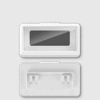 Étui universel anti-buée et étanche pour téléphone portable avec support de douche fixe pour la salle de bain étanche et tactile