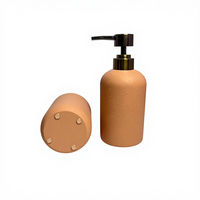 Ensemble d'accessoires de salle de bain en béton de couleur personnalisée, distributeur de lotion pour salle de bain, utilisation à l'hôtel et à la maison, écologique