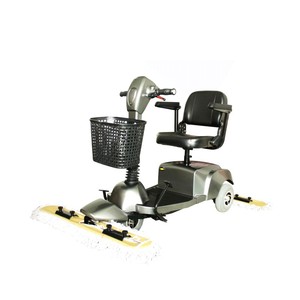 Three Wheel Driving Type Efficient Dust Clean Carts Ride on Floor <b>Mop</b> Cart Scrubber Dust Cart - Product Image 1