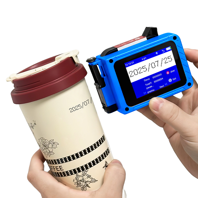 Multilingual Mini Printer Handheld Inkjet Printer Hand Held Portable Ink Jet Printer for Box Logo Batch Code Printing
