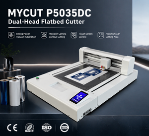 Factory <span class=keywords><strong>A3</strong></span> + Double Head Flatbed Cutter <span class=keywords><strong>Plotter</strong></span> Stepper Motor cordonatura taglio Signmaster AI CDR Label Machine for Box Making - Product Image 2