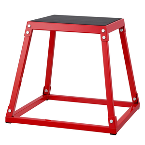 Plyo <span class=keywords><strong>Box</strong></span> Plate-forme plyométrique en acier de 18 pouces Boîte d'agilité de saut Fitness Steps Up <span class=keywords><strong>Box</strong></span> pour Gym Cross Fitness - Product Image 2