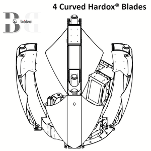 Máquina Trasplantadora de Árboles de 4 Cuchillas Marca <span class=keywords><strong>Boleo</strong></span>, Suministro de Fábrica, para Minicargadoras - Product Image 4