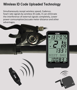 Sunding Hot Bán không dây xe đạp máy tính với không dây Heart Rate <span class=keywords><strong>Monitor</strong></span> - Product Image 4