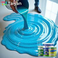 Meilleure vente de peinture de revêtement de sol époxy auto-nivelante peinture de marbre pour intérieur extérieur sable coloré époxy industriel