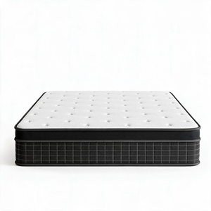 Matelas à ressorts ensachés moderne King Size 14 pouces avec soutien zoné et housse en tissu tricoté pour chambre principale - Product Image 1