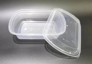 Contenedor Desechable de Plástico PP para Almacenamiento de Alimentos HACAMY con Tapa de Cierre a Presión, Apto para Microondas, Excelente Precio Económico - Product Image 5