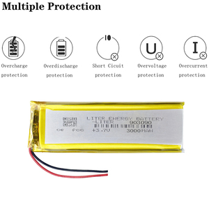 แบตเตอรี่ลิเธียมโพลิเมอร์แบบชาร์จไฟได้903090 3.7V 3000mAh สำหรับแท็บเล็ต DVD PC <span class=keywords><strong>GPS</strong></span> - Product Image 4