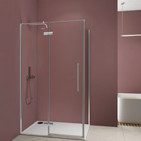 PARTNER GLASS Unités de salle de bain à installation rapide Cabine de douche préfabriquée avec composants intérieurs complets pour hôtel