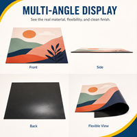 Feuille d'affichage magnétique personnalisée imprimée, flexible et réutilisable pour la promotion en magasin, les graphiques muraux de menus et les présentoirs de magasin