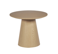 Table à manger extensible en gros, finition bois noir intense, table ronde peu encombrante pour salle à manger, OEM