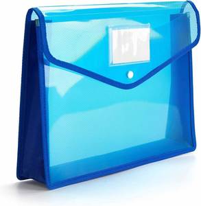 The Lowest Manufacturer Price A4 <b>Bag</b> Folder Plastic File Envelopes Button Storage <b>Bag</b> - Product Image 1