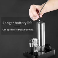 Ouvre-bouteille électrique pour vin, tire-bouchon électrique, kit rechargeable, tire-bouchon électrique, ensemble d'ouvre-bouteille à vin