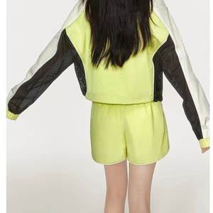 Custom Men Sweatsuits Unisex Two Piece <b>Short</b> Set <b>Zip</b> Streetwear Windbreaker Jacket Tracksuits for WOMEN - Product Image 2