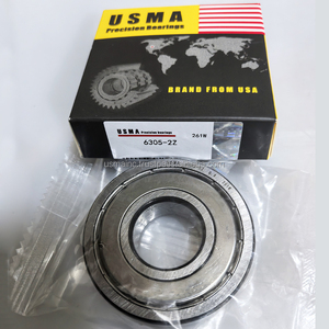 Roulement USMA 6301 2RS 6302 6303 6304 6305 6308 6309 ZZ 2RS 6322 6301 Roulements à billes à gorge profonde 6300 Roulement 6300 2RS - Product Image 2