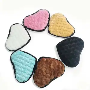 Hot Selling Herzform Wasch bar Wieder verwendbare Make-up Entferner Pad Schwamm Gesichts reinigung Make-up Entferner Pads