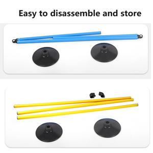 Arc d'entraînement d'agilité pliable Portable de haute qualité ensemble d'entraînement de haie de pôle d'agilité pour l'équipement d'entraînement de Football de Football - Product Image 5