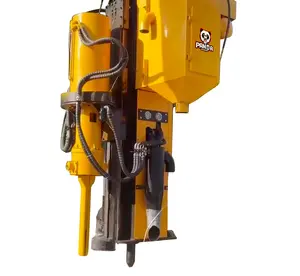地面集成DTH钻机是一种挖掘机安装的钻机附件，坚固耐用，用途广泛