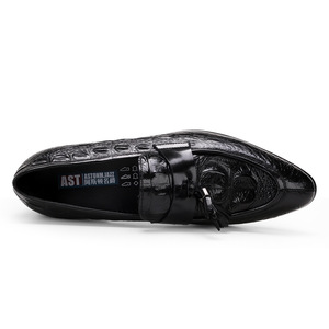 Zapatos de Hombre de Cuero Genuino, Estilo Casual, Vintage, Retro, con Cordones, Transpirables e Impermeables, Diseño Tallado en Cuero Vacuno, Venta al Por Mayor - Product Image 5