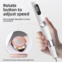 Perceuse à ongles portable rechargeable JC-710 35000 tr/min, batterie 1000 mAh, machine sans fil pour pédicure et manucure, pour salon ou usage domestique