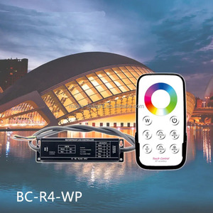 DC12V-24V 5A T4 + R4-WP không thấm nước điện áp không đổi RGB RGBW điều khiển với RF cảm ứng điều khiển từ xa không dây - Product Image 3
