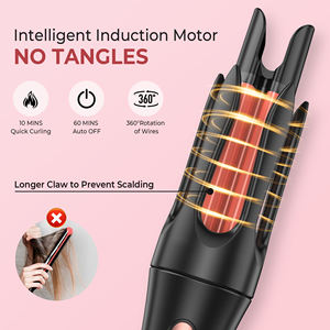 Rodillo rizado multifuncional, <span class=keywords><strong>cepillo</strong></span> redondo, <span class=keywords><strong>rizador</strong></span> <span class=keywords><strong>de</strong></span> pelo intercambiable, <span class=keywords><strong>rizador</strong></span> <span class=keywords><strong>de</strong></span> pelo eléctrico giratorio automático, juego <span class=keywords><strong>de</strong></span> plancha ondulada - Product Image 5