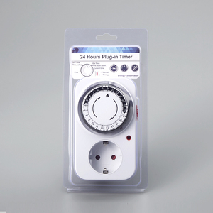 Spina <span class=keywords><strong>Timer</strong></span> conto alla rovescia meccanica Plug-in 24 ore programmabile a risparmio energetico con manopola dell'interruttore - Product Image 6