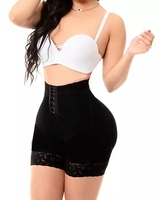 Fajas Colombianas Butt Lifter Hip Enhancer Shorts Levanta Cola Powernet Culotte Noir Femmes Polybag Standard Adultes Crocheté