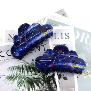 CANYUAN 9.7cm Mode Créative Verseau Acrylique Pince À Cheveux Personnellement Personnalisé Unique Pince À Cheveux Grande Pince À Cheveux En Acétate - Product Image 6