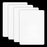 Taille personnalisée 8x12 pouces feuille de métal vierge de sublimation en aluminium pour l'impression de photos