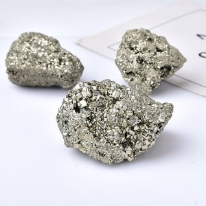 Vente en gros de pyrite, spécimen de cristal, pierre brute, chalcopyrite naturelle, pierre minérale énergétique pour la décoration de la maison - Product Image 3