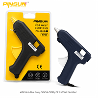 Pistolet à colle chaude 40W à température constante anti-goutte pour bricolage, artisanat, usage domestique et réparation industrielle