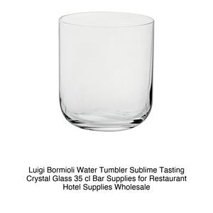 Luigi Bormioli Sublime <b>Water</b> Tumbler 35 cl H 9.2 cm Ø 7.8 cm Crystal Tasting - Product Image 2