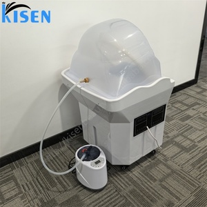 KISEN Portable Shampoo Sink with Heater and 60L Water <b>Storage</b> tank No Plumbing Barbershop Spa Salon Modern White Hair Wash Unit - Product Image 5