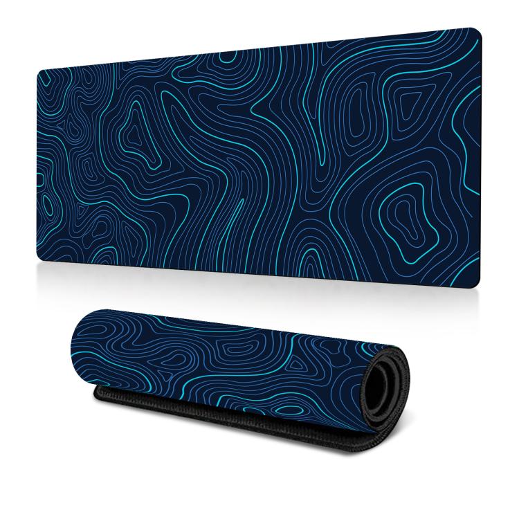 Alfombrilla De Ratón XXL 900x400x3mm – Superficie Microfibra, Base De Goma Antideslizante, Doble Costura, Impermeable, Diseño Playa, Regalo Original