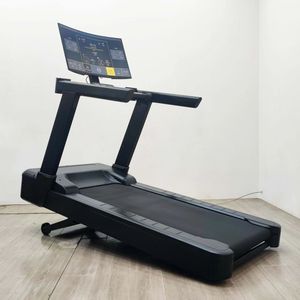 Commercial 32'' Curved Touch Screen Treadmill 2.2KW DC Motor Auto Incline Gym <b>Running</b> <b>Machine</b> - Product Image 5