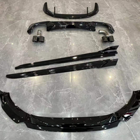 Nouveau Kit Pare-chocs M Performance Black Warrior Aero avec Splitter, Diffuseur et Jupes Latérales pour X3 G01 (2018-2021)
